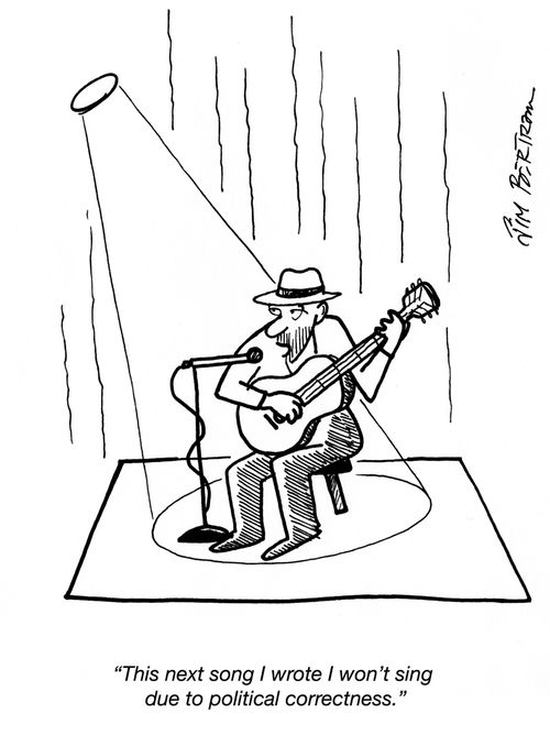 "This next song I wrote I won't sing due to political correctness."