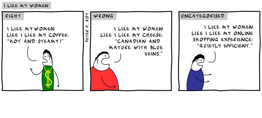 'I like my women like I like my coffee: 'Hot and steamy!''