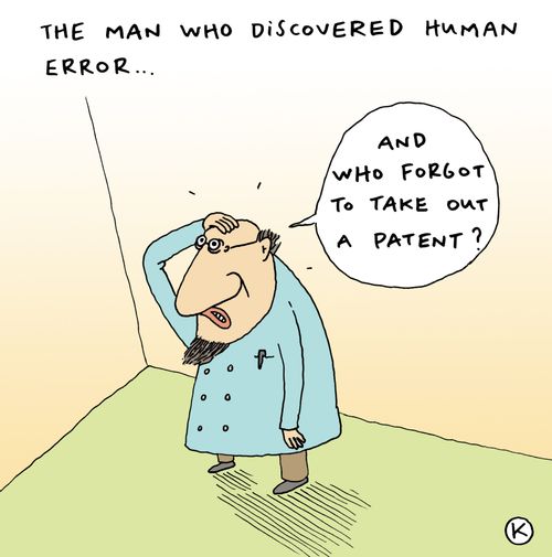 The man who discovered human error...