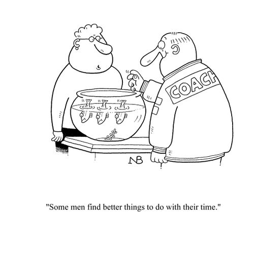 'Some men find better things to do with their time.'