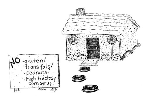 Healthy Gingerbread House