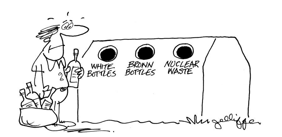 White bottles/Brown Bottles/Nuclear Waste.