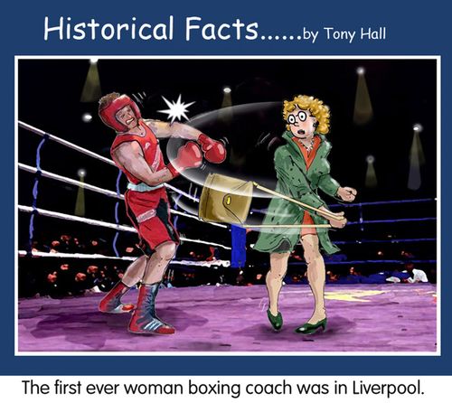 The first female boxing coach was in Liverpool.