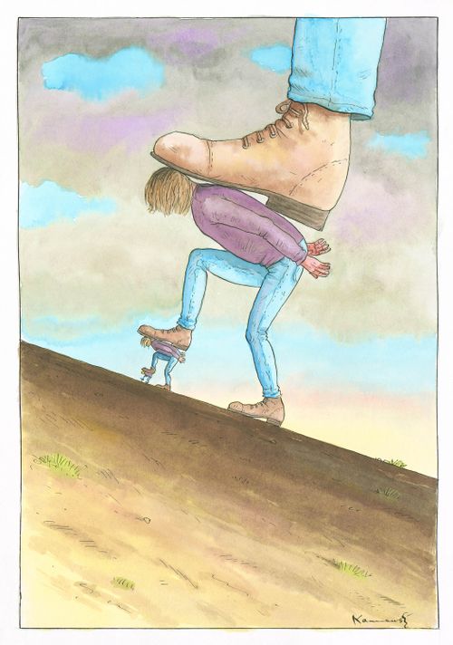 Grief from above.