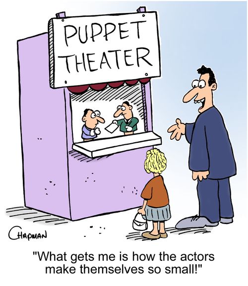 'What gets me is how the actors make themselves so small!'