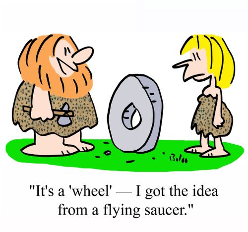 'It's a 'wheel' - I got the idea from a flying saucer.'