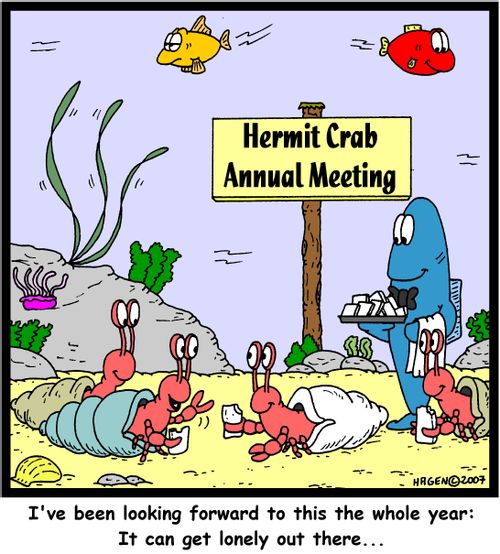 'I've been looking forward to this the whole year: It can get lonely out there...'