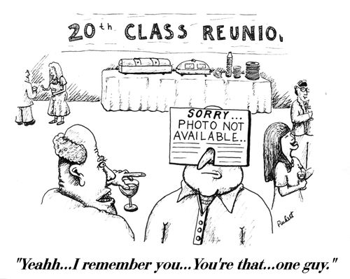 'Yeahh...I remember you...You're that...one guy.'