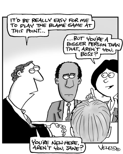 Boss: 'It'd be really easy for me to play the blame game at this point...'