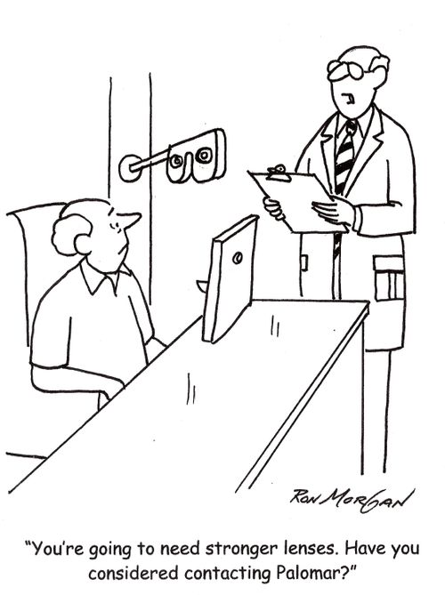 'You're going to need stronger lenses. Have you tried contacting Palomar?'