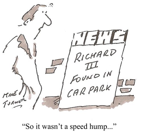 'So it wasn't a speed hump...'