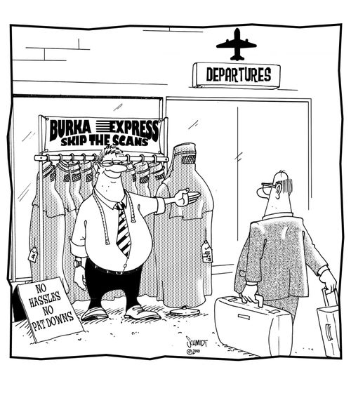 Skip the TSA scans by wearing a Burka