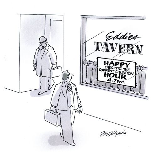 Eddie's Tavern: Happy Despite The Current Situation Hour 2-7 PM.