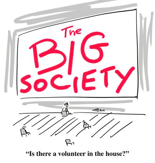 David Cameron: 'Is there a volunteer in the house?'