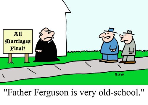 "Father Ferguson is very old-school."