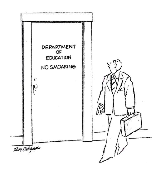 Department of Education - No smoaking.