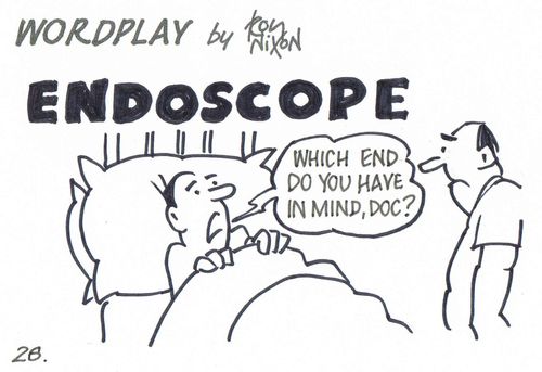 Wordplay: Endoscope.