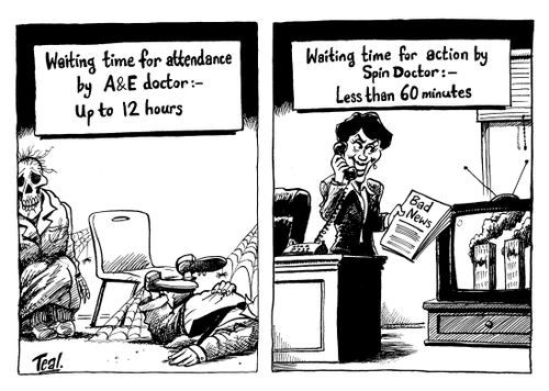 Waiting Times for Doctor and for Spin Doctor