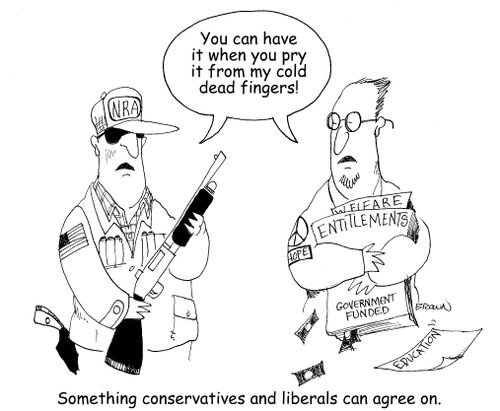 "You can have it when you pry it from my cold dead fingers!"