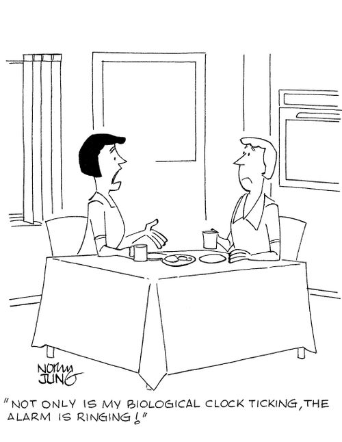 'Not only is my biological clock ticking, the alarm is ringing!'
