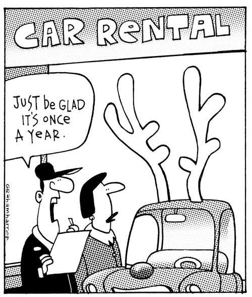 Car Rental: 'Just be glad it's once a year.'