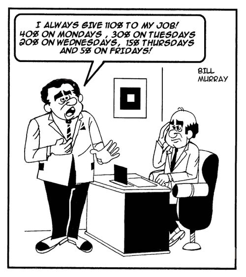 110% Job Performance.