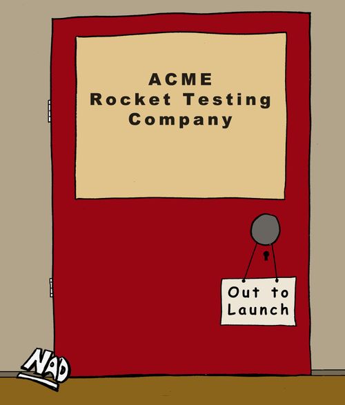 ACME Rocket Testing Company - Out to Launch.