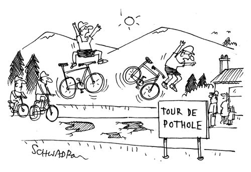 Tour de pothole.