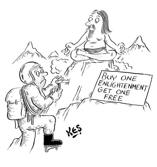 Buy one enlightenment get one free.