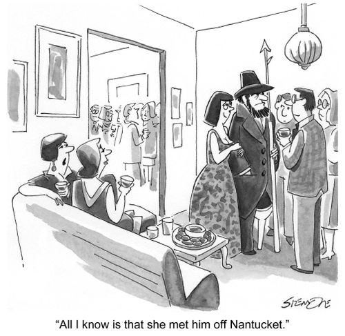'All I know is that she met him off Nantucket.'
