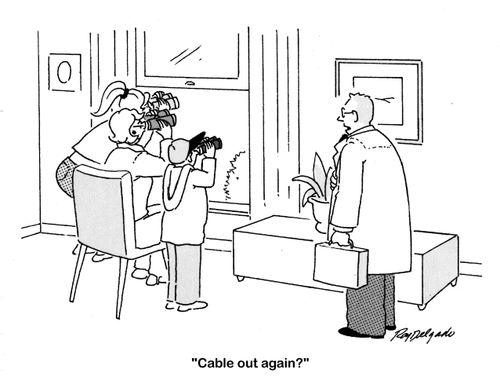 'Cable out again?'