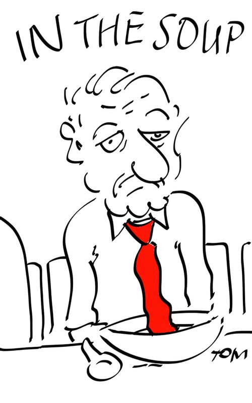 Jeremy Corbyn in the soup