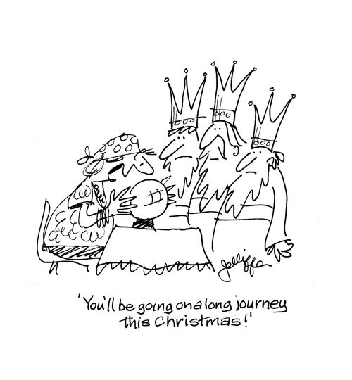 'You'll be going on a long journey this Christmas.'