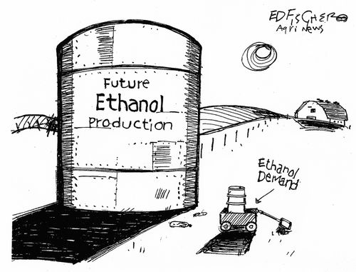 Future Ethanol production vs. ethanol demand.