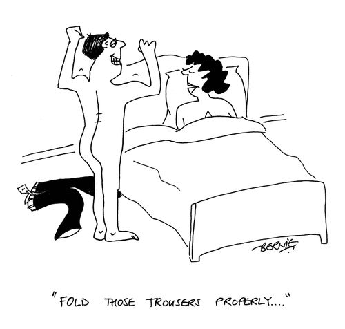 'Fold those trousers properly...'