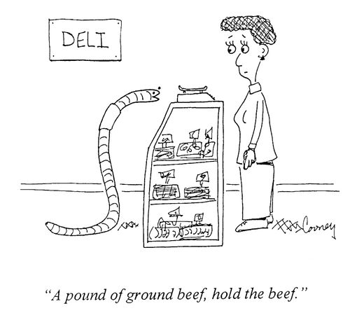 "A pound of ground beef, hold the beef."