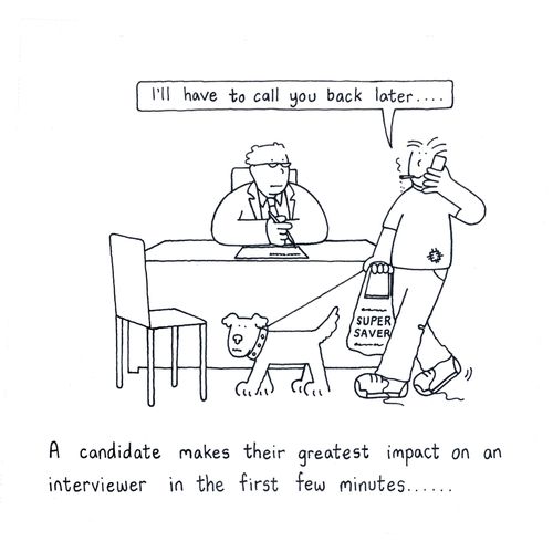 The job interview.