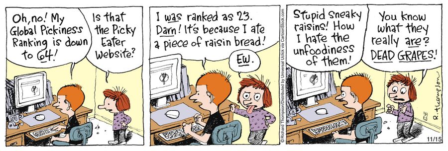 'Is that the picky eater website?'