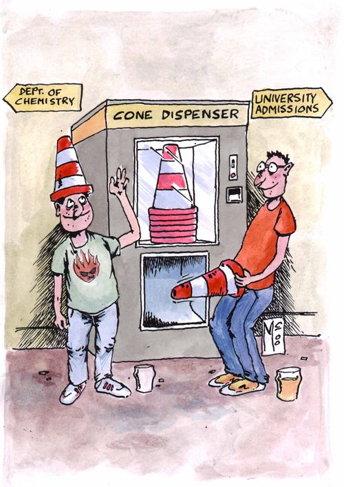 University cone dispenser