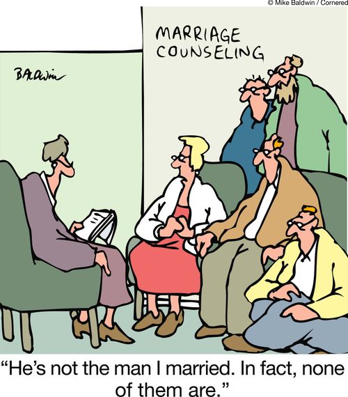 'He's not the man I married. In fact, none of them are.'