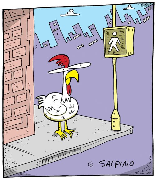 Chicken Crossing.