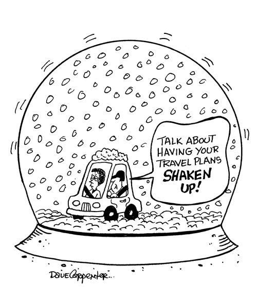 'Talk about having your travel plans shaken up!'