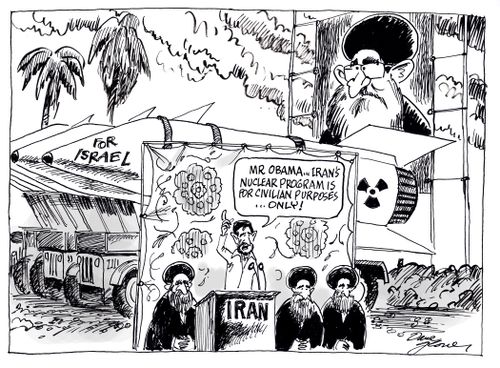 'Mr. Obama...Iran's nuclear program is for civilian purposes...only!'