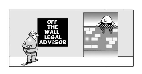 Off the wall legal advisor.
