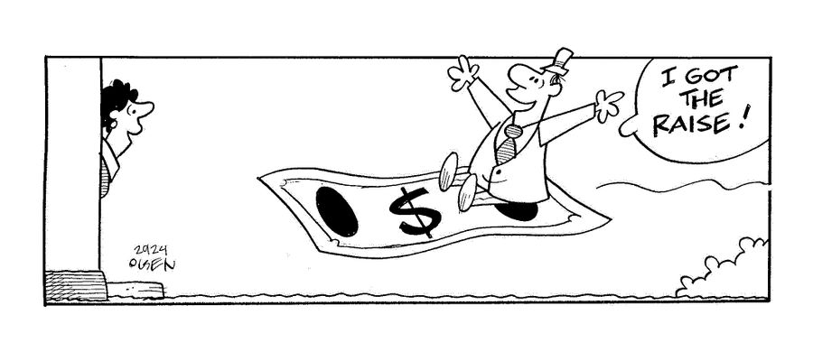'I got the raise!'