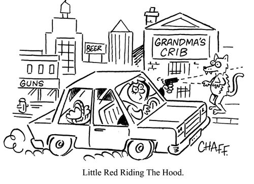 Little Red Riding The Hood.