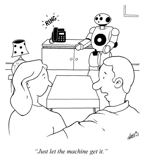 'Just let the machine get it.'