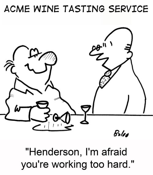 'Henderson, I'm afraid you're working too hard.'