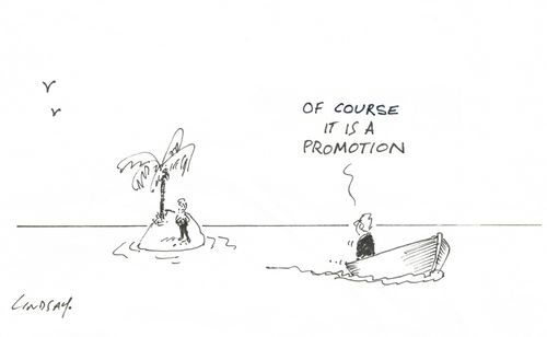 "Of course it is a promotion."