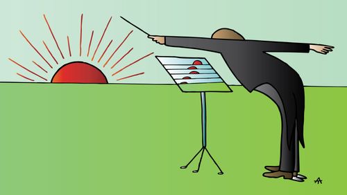 Conductor and sun